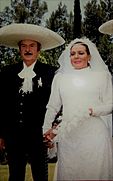 Antonio Aguilar and Flor Silvestre, circa 1990