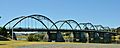 Bridge across the Waikato River at Huntly,New Zealand (12965730074)