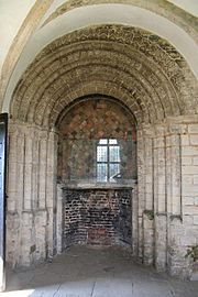 Castle Rising Great Hall Entrance