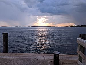 Cliff island ferry landing