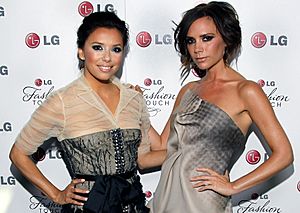 Eva Longoria Parker and Victoria Beckham