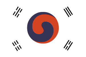 Flag of Korea 1882