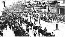 Funeral de Roque Saenz Peña en Callao (1914)