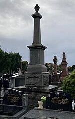 Grave of Duncan Gillies (1834–1903) at Melbourne General Cemetery