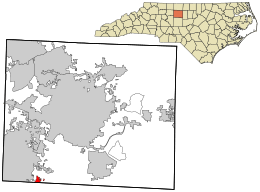 Location in Guilford County and the state of North Carolina