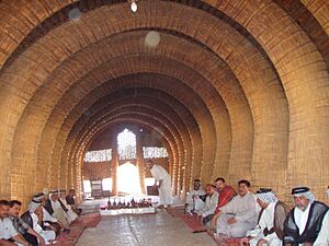 Iraqi mudhif interior