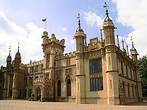 Knebworth House, in the grounds of Knebworth Park.jpg