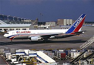 LanChile Boeing 767-200 at Frankfurt 1994