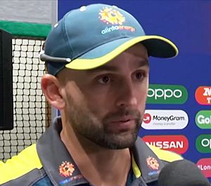 Nathan Lyon, right arm off spin bowler