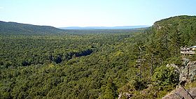 A vista in the Porcupine Mountains