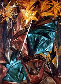 Rayonist Lilies (Goncharova, 1913)