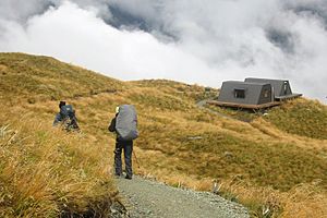 Routeburn track emergency shelters