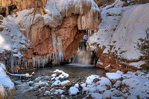 Soda Dam on Jemez Creek