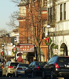 Tarrytown NY Main St sidewalk crop