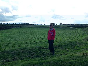 View across Castell Bryn Gwyn 11102009.JPG