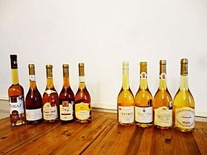 Bottles of Tokaji Aszú