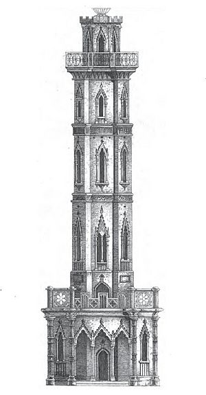 Brizlee Tower line drawing