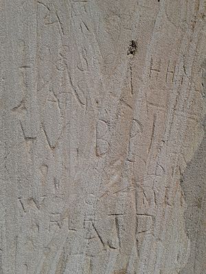 Civil War graffiti, Pohick Church