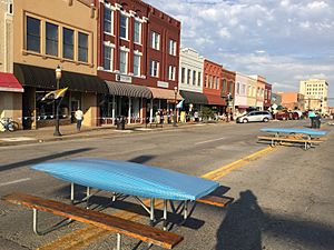 Downtown Enid, Oklahoma during Oktoberfest