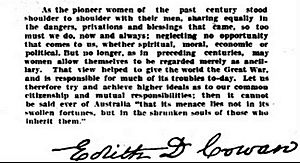 Edith Cowan WANP 05Jul1929