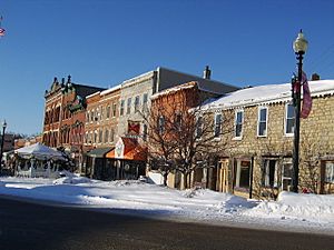 Warren - Main Street in winter 2008