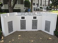 Henderson County, TX, Peace Officers Assn. monument IMG 0585