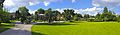 Karlsruhe Orangerie garden panorama