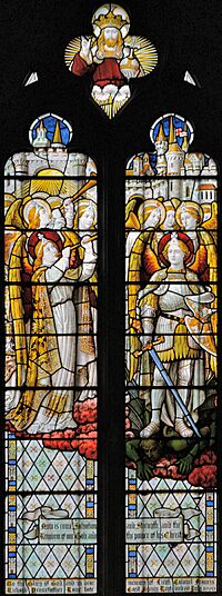 Kingston, All Saints church, south aisle western window.jpg