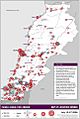 Lebanese Areas Targeted 7-12 to 7-27