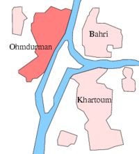 Map Sudan Ohmdurman