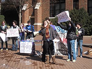 Plan A Hoyas protest