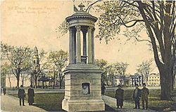 PostcardNewHavenCTBennettFountain1908