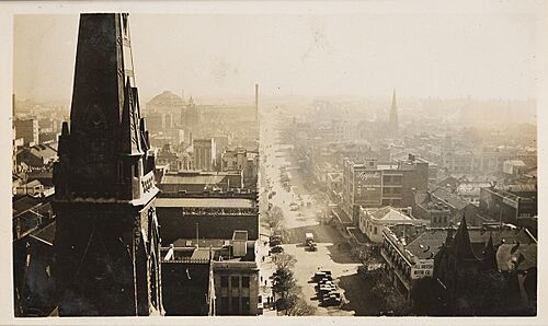 Russell Street Melbourne, April 1932