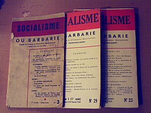 Socialisme ou barbarie