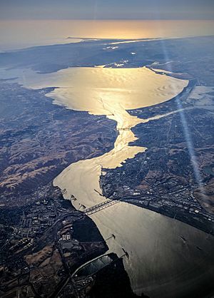 Suisun Bay, Carquinez Strait, San Pablo Bay