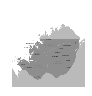 Worrorran map.svg