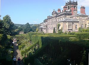 Biddulph Grange view along Dahlia Walk