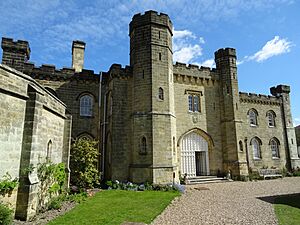 Chiddingstone Castle gate