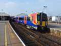 Class 458534 Blue at Clapham