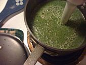 Cream of spinach soup