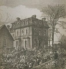 Funeral of George Brown 1880