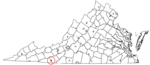 State map highlighting Galax