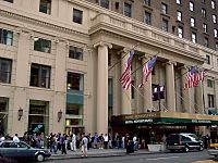 7th Avenue entrance of Hotel Pennsylvania