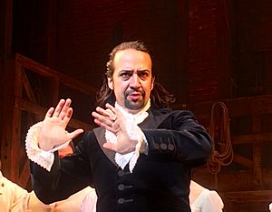 Lin-Manuel Miranda in Hamilton