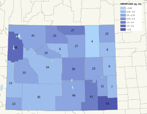 NRHP Wyoming Map