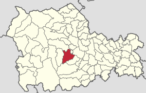 Location in Neamț County