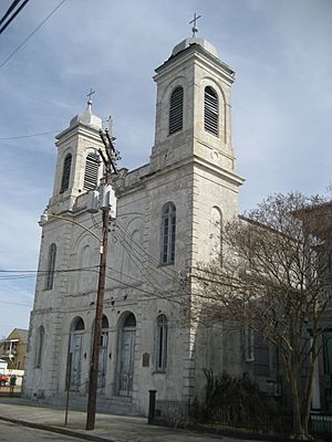 StFerdinandNOLAHolyTrinitySteeples