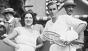 Suzanne Lenglen and Bill Tilden