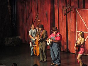 The Hatfields and the McCoys on stage in Pigeon Forge IMG 5051