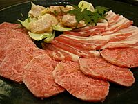 Yakiniku meat